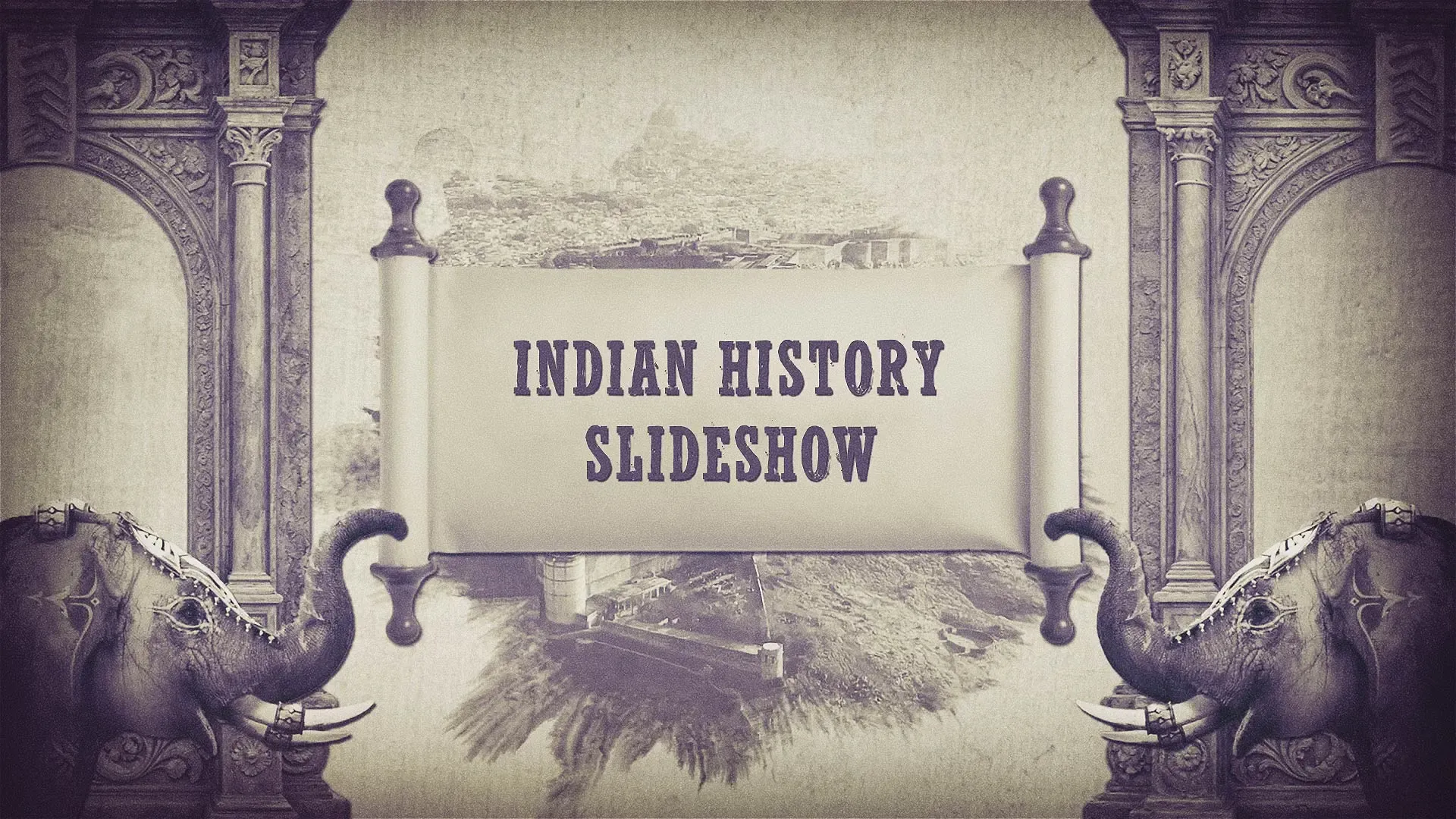 Best Historical Indian Slideshow Template